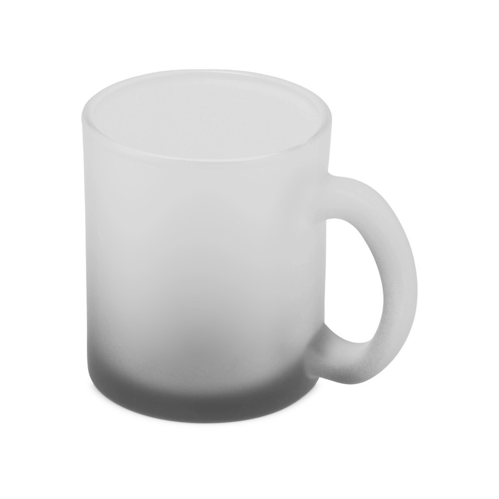 Стеклянная матовая кружка с...