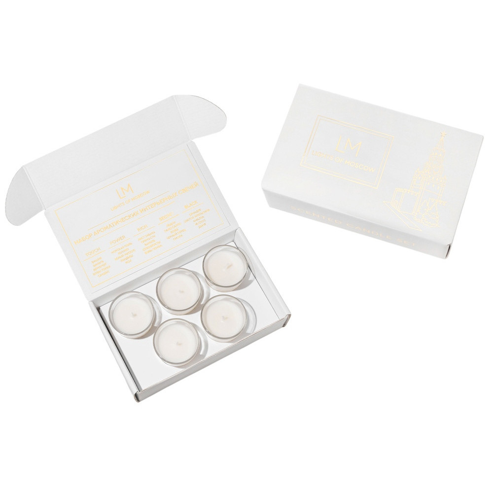 Набор ароматических свечей,...